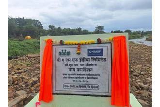 BASF and NAAM Foundation celebrate the successful completion of rural water conservation project in Hingoli district of Maharashtra, and hands over the newly developed resources to the local community. 